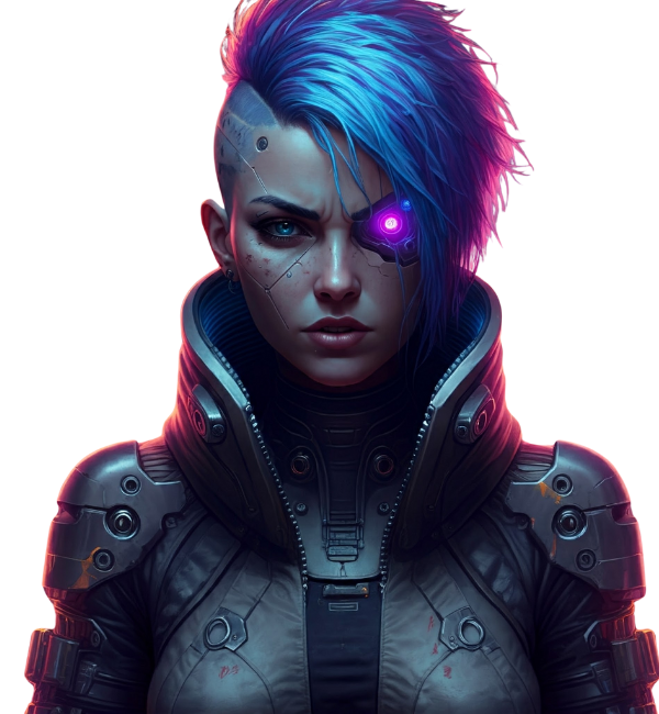 Cyberpunk character